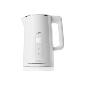 ETA | Kettle | ETA559590010 Emma | Electric | 2200 W | 1.5 L | Stainless steel | 360 rotational base | White ETA | Kettle | ETA559590010 Emma | Electric | 2200 W | 1.5 L | Stainless steel | 360 rotational base | White