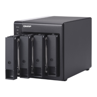 QNAP | 4-Bay | TR-004 | Up to 4 HDD/SSD Hot-Swap | Micro processor with hardware RAID QNAP | 4-Bay | TR-004 | Up to 4 HDD/SSD Hot-Swap | Micro processor with hardware RAID