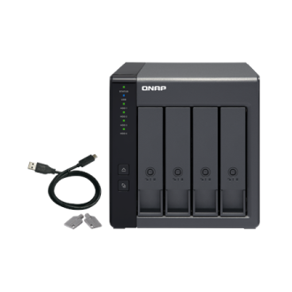 QNAP | 4-Bay | TR-004 | Up to 4 HDD/SSD Hot-Swap | Micro processor with hardware RAID QNAP | 4-Bay | TR-004 | Up to 4 HDD/SSD Hot-Swap | Micro processor with hardware RAID