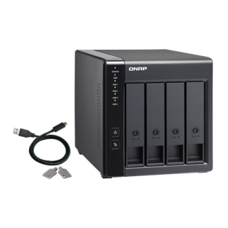 QNAP | 4-Bay | TR-004 | Up to 4 HDD/SSD Hot-Swap | Micro processor with hardware RAID QNAP | 4-Bay | TR-004 | Up to 4 HDD/SSD Hot-Swap | Micro processor with hardware RAID