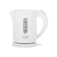 Adler | Kettle | AD 1371w | Electric | 850 W | 0.8 L | Stainless steel/Polypropylene | 360 rotational base | White