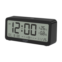 Adler | Alarm Clock | AD 1195b | Alarm function | Black Adler | Alarm Clock | AD 1195b | Alarm function | Black