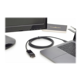 Digitus | USB Type-C adapter cable | AK-300333-020-S | USB-C | DisplayPort | USB-C to DP | 2 m Digitus | USB Type-C adapter cable | AK-300333-020-S | USB-C | DisplayPort | USB-C to DP | 2 m