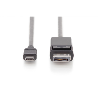 Digitus | USB Type-C adapter cable | AK-300333-020-S | USB-C | DisplayPort | USB-C to DP | 2 m Digitus | USB Type-C adapter cable | AK-300333-020-S | USB-C | DisplayPort | USB-C to DP | 2 m
