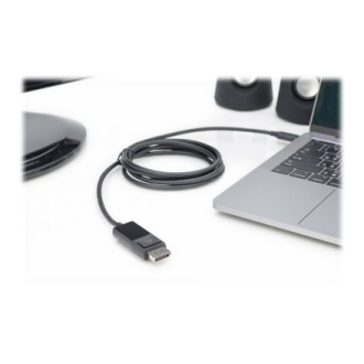 Digitus | USB Type-C adapter cable | AK-300333-020-S | USB-C | DisplayPort | USB-C to DP | 2 m Digitus | USB Type-C adapter cable | AK-300333-020-S | USB-C | DisplayPort | USB-C to DP | 2 m