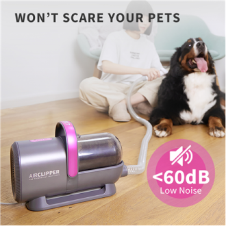 PETKIT | Air Clipper Pet Grooming Vacuum Kit 5in1 | LM4 | Grey/White PETKIT | Air Clipper Pet Grooming Vacuum Kit 5in1 | LM4 | Grey/White
