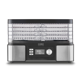 Caso | Food Dehydrator | DH 450 | Power 370-450 W | Number of trays 5 | Temperature control | Integrated timer | Black/Stainless Caso | Food Dehydrator | DH 450 | Power 370-450 W | Number of trays 5 | Temperature control | Integrated timer | Black/Stainless