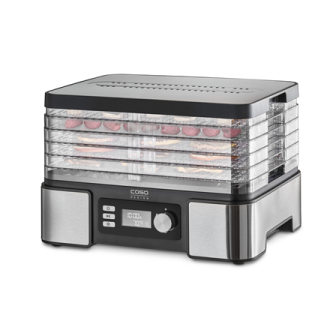 Caso | Food Dehydrator | DH 450 | Power 370-450 W | Number of trays 5 | Temperature control | Integrated timer | Black/Stainless Caso | Food Dehydrator | DH 450 | Power 370-450 W | Number of trays 5 | Temperature control | Integrated timer | Black/Stainless
