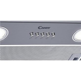 Candy | Hood | CBG625/1X | Canopy | Energy efficiency class C | Width 52 cm | 207 m /h | Mechanical | LED | Stainless Steel
