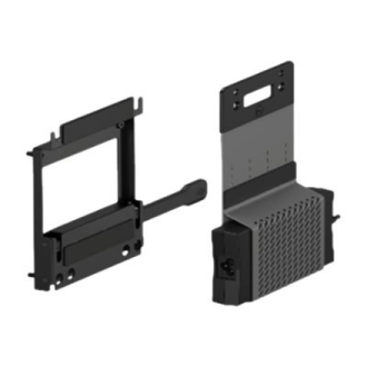 Dell | OptiPlex Micro and Thin Client VESA Mount w/Adapter Bracket | Black Dell | OptiPlex Micro and Thin Client VESA Mount w/Adapter Bracket | Black