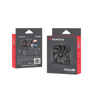 Genesis | Oxal 120 | Black | Case fan Genesis | Oxal 120 | Black | Case fan