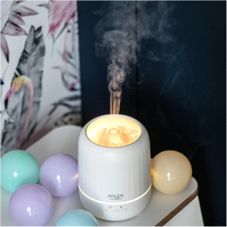 Adler | Ultrasonic aroma diffuser 3in1 | AD 7968 | Ultrasonic | Suitable for rooms up to 25 m | White