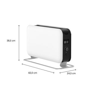 Mill | Portable Heater | CO1500MAXWIFI3 | Convection Heater | 1500 W | Suitable for rooms up to 14-18 m | White | IPX4 Mill | Portable Heater | CO1500MAXWIFI3 | Convection Heater | 1500 W | Suitable for rooms up to 14-18 m | White | IPX4