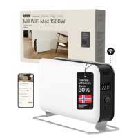Mill | Portable Heater | CO1500MAXWIFI3 | Convection Heater | 1500 W | Suitable for rooms up to 14-18 m | White | IPX4