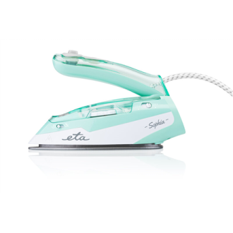 ETA | ETA127190000 Sophia | Steam Travel Iron | 1100 W | Water tank capacity 80 ml | Continuous steam 30 g/min | Steam boost per ETA | ETA127190000 Sophia | Steam Travel Iron | 1100 W | Water tank capacity 80 ml | Continuous steam 30 g/min | Steam boost per