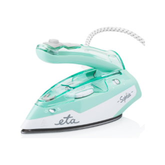 ETA | ETA127190000 Sophia | Steam Travel Iron | 1100 W | Water tank capacity 80 ml | Continuous steam 30 g/min | Steam boost per ETA | ETA127190000 Sophia | Steam Travel Iron | 1100 W | Water tank capacity 80 ml | Continuous steam 30 g/min | Steam boost per