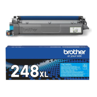 Brother TN248XLC | Toner cartridge | Cyan Brother TN248XLC | Toner cartridge | Cyan