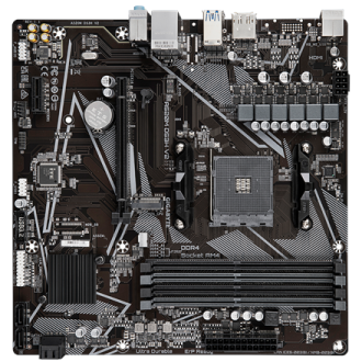 Gigabyte | A520M DS3H V2 | Processor family AMD | Processor socket AM4 | DDR4 DIMM | Memory slots 2 | Number of SATA connectors 