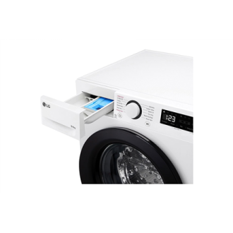LG | Washing machine with dryer | F4DR509SBW | Energy efficiency class A | Front loading | Washing capacity 9 kg | 1400 RPM | De LG | Washing machine with dryer | F4DR509SBW | Energy efficiency class A | Front loading | Washing capacity 9 kg | 1400 RPM | De