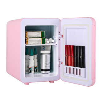 Adler | Mini Refrigerator | AD 8084 | Free standing | Larder | Height 27 cm | Fridge net capacity 4 L | Pink Adler | Mini Refrigerator | AD 8084 | Free standing | Larder | Height 27 cm | Fridge net capacity 4 L | Pink