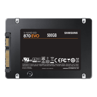 Samsung | SSD | 870 EVO | 500 GB | SSD form factor 2.5 Samsung | SSD | 870 EVO | 500 GB | SSD form factor 2.5