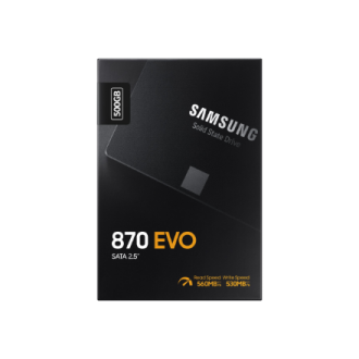 Samsung | SSD | 870 EVO | 500 GB | SSD form factor 2.5 Samsung | SSD | 870 EVO | 500 GB | SSD form factor 2.5