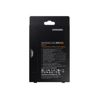 Samsung | SSD | 870 EVO | 500 GB | SSD form factor 2.5 Samsung | SSD | 870 EVO | 500 GB | SSD form factor 2.5