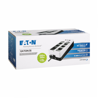 Eaton | UPS | 3S 550 DIN | 550 VA | 330 W Eaton | UPS | 3S 550 DIN | 550 VA | 330 W