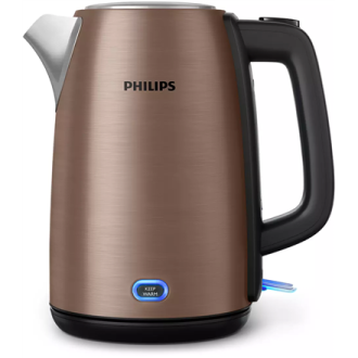 Philips | Kettle | HD9355/92 Viva Collection | Electric | 1740-2060 W | 1.7 L | Stainless steel | 360 rotational base | Copper Philips | Kettle | HD9355/92 Viva Collection | Electric | 1740-2060 W | 1.7 L | Stainless steel | 360 rotational base | Copper