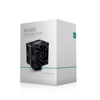 Deepcool | CPU Air Cooler | AK400 | Zero Dark Plus | Intel, AMD