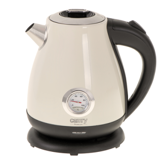 Camry | Kettle with a thermometer | CR 1344 | Electric | 2200 W | 1.7 L | Stainless steel | 360 rotational base | Cream
