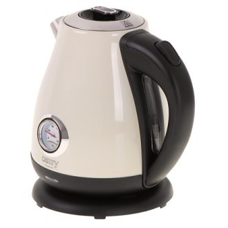 Camry | Kettle with a thermometer | CR 1344 | Electric | 2200 W | 1.7 L | Stainless steel | 360 rotational base | Cream