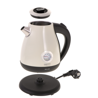 Camry | Kettle with a thermometer | CR 1344 | Electric | 2200 W | 1.7 L | Stainless steel | 360 rotational base | Cream