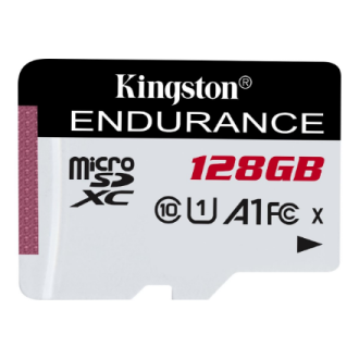 Kingston | Endurance 95R | 128 GB | Micro SD | Flash memory class 10 Kingston | Endurance 95R | 128 GB | Micro SD | Flash memory class 10