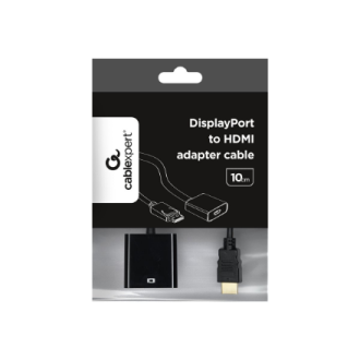 Cablexpert | Adapter cable | DisplayPort | HDMI | 0.1 m Cablexpert | Adapter cable | DisplayPort | HDMI | 0.1 m
