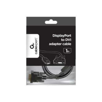 Cablexpert | DisplayPort adapter cable | DisplayPort | DVI | DP to DVI-D | 1 m Cablexpert | DisplayPort adapter cable | DisplayPort | DVI | DP to DVI-D | 1 m