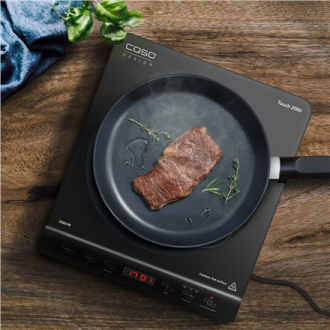 Caso | Hob | Touch 2000 | Number of burners/cooking zones 1 | Touch | Black | Induction Caso | Hob | Touch 2000 | Number of burners/cooking zones 1 | Touch | Black | Induction