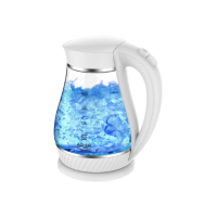 Adler | Kettle | AD 1274 | Electric | 2200 W | 1.7 L | Polypropylene/Glass | 360 rotational base | White