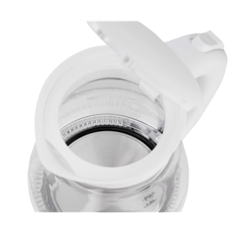Adler | Kettle | AD 1274 | Electric | 2200 W | 1.7 L | Polypropylene/Glass | 360 rotational base | White