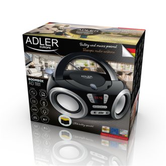 Adler | CD Boombox | AD 1181 | Speakers | USB connectivity Adler | CD Boombox | AD 1181 | Speakers | USB connectivity