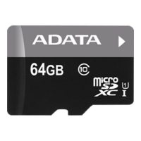 ADATA | Premier | UHS-I | 64 GB | MicroSDXC | Flash memory class 10 | Adapter ADATA | Premier | UHS-I | 64 GB | MicroSDXC | Flash memory class 10 | Adapter