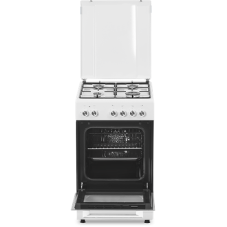 Simfer | Cooker | 5405SERBB | Hob type Gas | Oven type Electric | White | Width 50 cm | Electronic ignition | Depth 60 cm | 43 L Simfer | Cooker | 5405SERBB | Hob type Gas | Oven type Electric | White | Width 50 cm | Electronic ignition | Depth 60 cm | 43 L