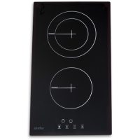 Simfer | Hob | H3.020.DEBSP | Vitroceramic | Number of burners/cooking zones 2 | Touch | Black Simfer | Hob | H3.020.DEBSP | Vitroceramic | Number of burners/cooking zones 2 | Touch | Black