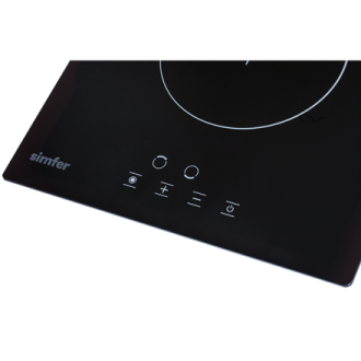 Simfer | Hob | H3.020.DEBSP | Vitroceramic | Number of burners/cooking zones 2 | Touch | Black Simfer | Hob | H3.020.DEBSP | Vitroceramic | Number of burners/cooking zones 2 | Touch | Black