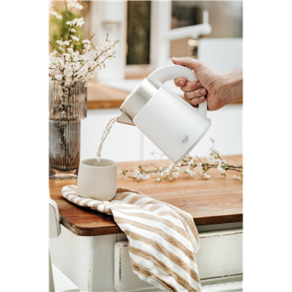 Adler | Kettle | AD 1372 | Electric | 800 W | 0.6 L | Plastic/Stainless steel | 360 rotational base | White Adler | Kettle | AD 1372 | Electric | 800 W | 0.6 L | Plastic/Stainless steel | 360 rotational base | White