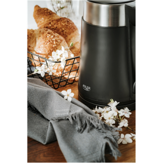 Adler | Kettle | AD 1372 | Electric | 800 W | 0.6 L | Plastic/Stainless steel | 360 rotational base | Black