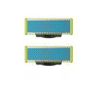 Philips | Replaceable blade (2 pcs) | QP225/50 OneBlade | Black/Green Philips | Replaceable blade (2 pcs) | QP225/50 OneBlade | Black/Green