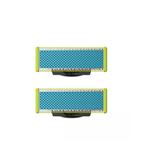 Philips | Replaceable blade (2 pcs) | QP225/50 OneBlade | Black/Green