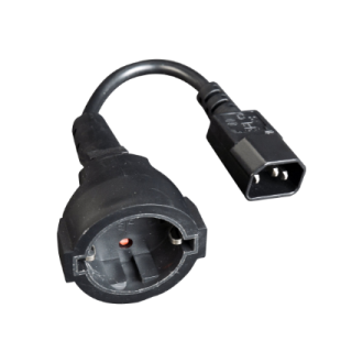 Cablexpert | Power adapter cord | PC-SFC14M-01 | 0.15 m Cablexpert | Power adapter cord | PC-SFC14M-01 | 0.15 m
