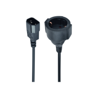 Cablexpert | Power adapter cord | PC-SFC14M-01 | 0.15 m Cablexpert | Power adapter cord | PC-SFC14M-01 | 0.15 m